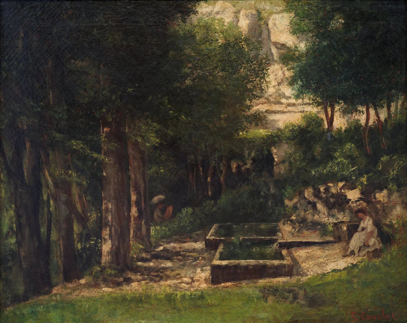 Die Quelle von Léri - Gustave Courbet