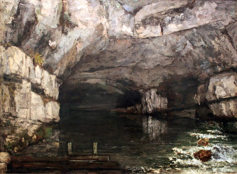 Die Quelle der Loue - Gustave Courbet