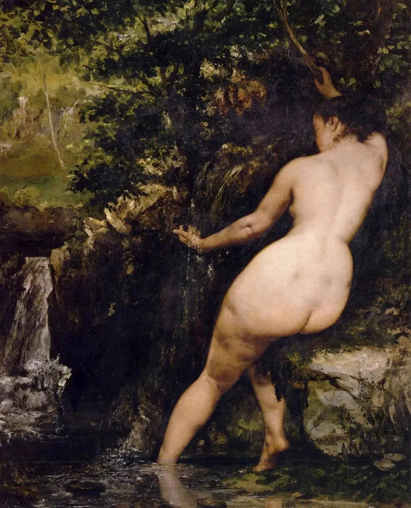 Die Quelle - Gustave Courbet