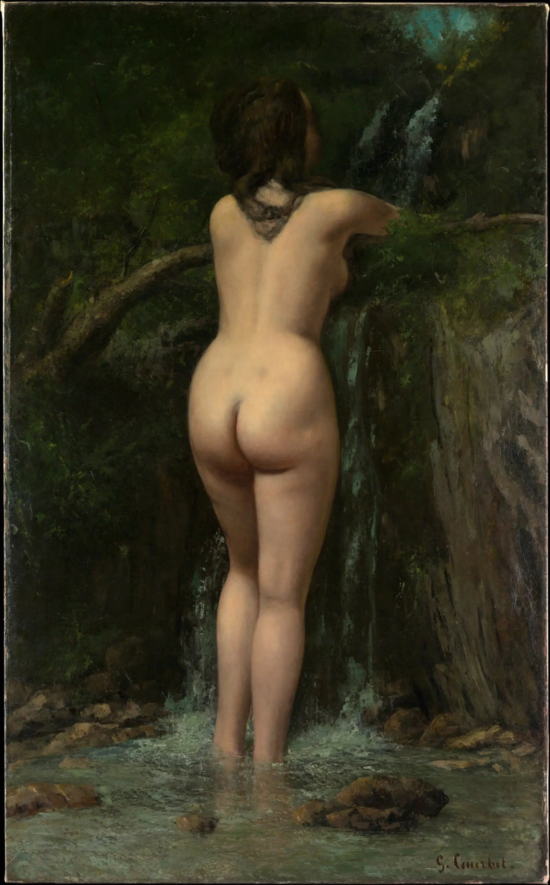 Die Quelle - Gustave Courbet