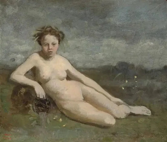 La source - Jean-Baptiste Camille Corot