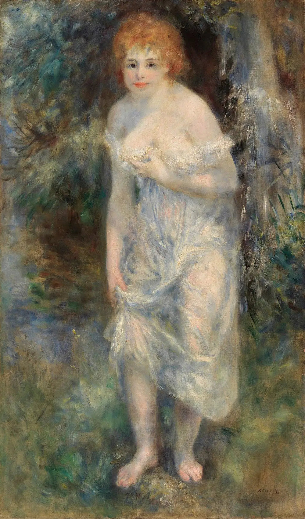 La Source - Pierre-Auguste Renoir image 1 reproduction de peinture à l’huile
