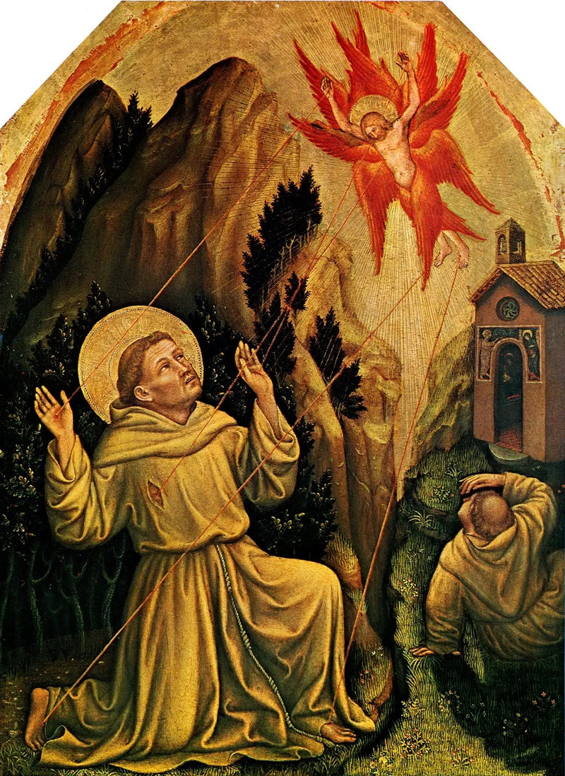 Die Stigmatisierung des heiligen Franziskus - Gentile da Fabriano