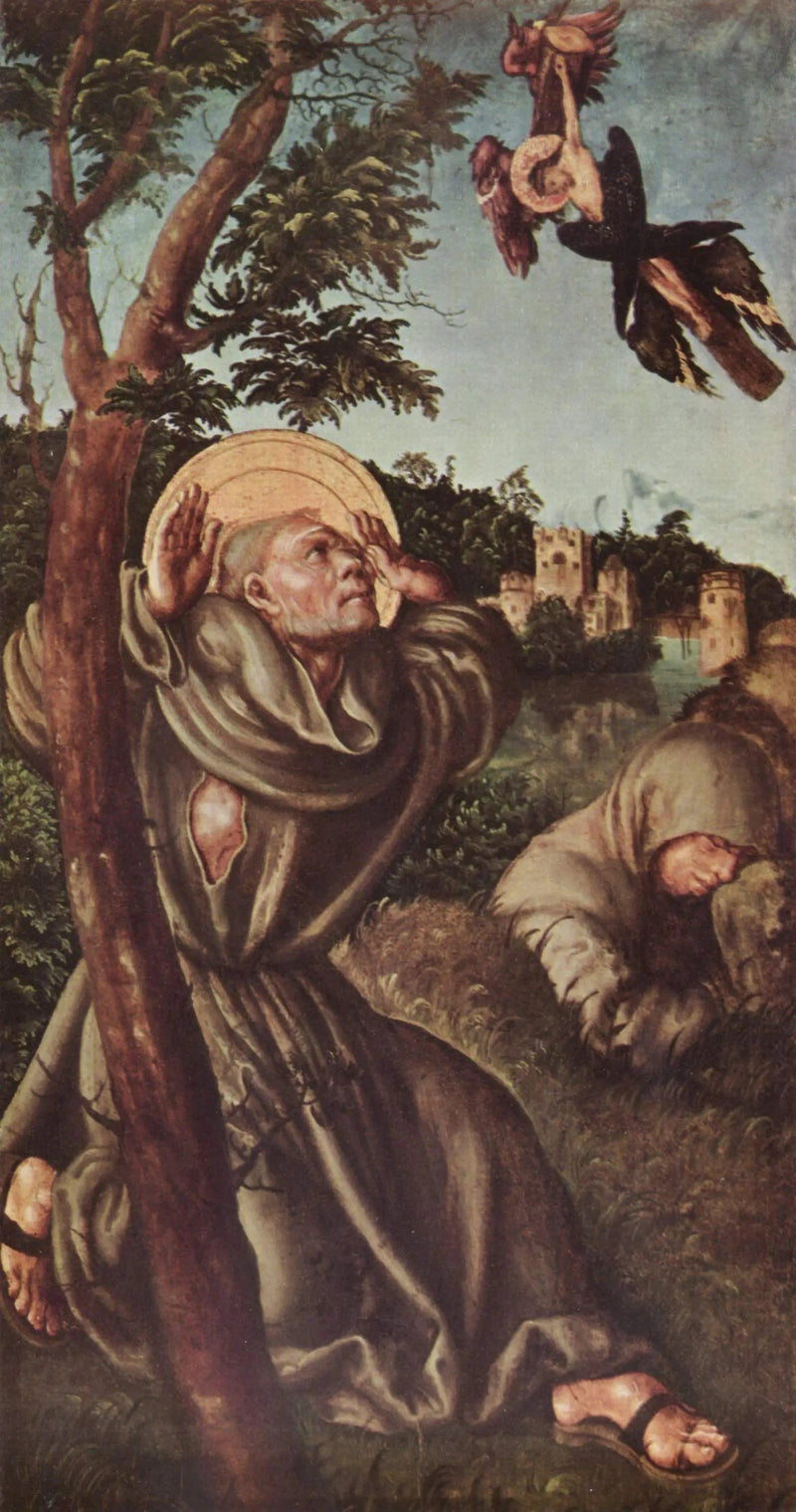 Die Stigmatisierung des heiligen Franziskus - Lucas Cranach der Ältere