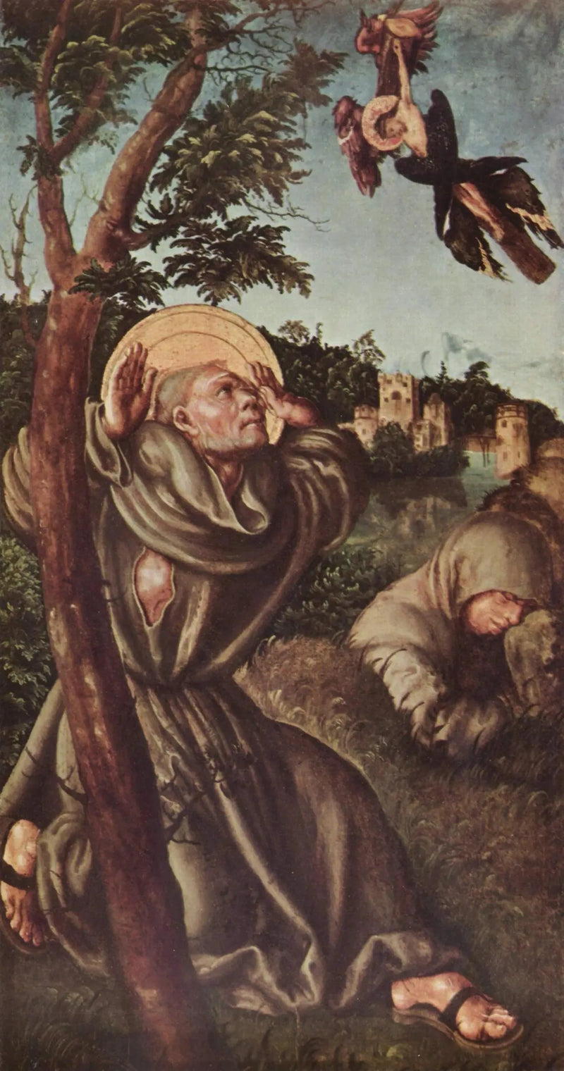 Die Stigmatisierung des heiligen Franziskus - Lucas Cranach der Ältere