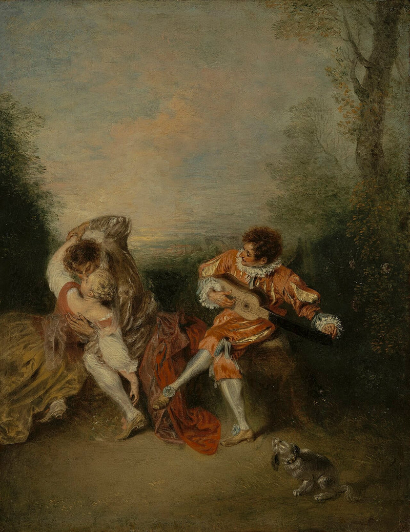Die Überraschung - Antoine Watteau