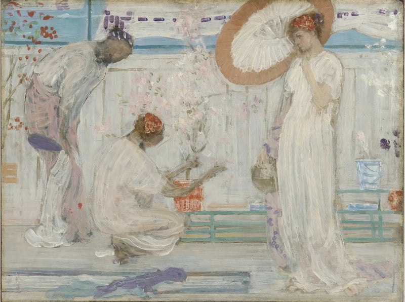 Die Weiße Symphonie: Drei Mädchen - James Abbott McNeill Whistler