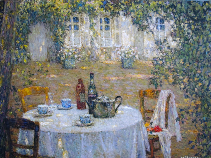Der Tisch in der Sonne - Henri Le Sidaner