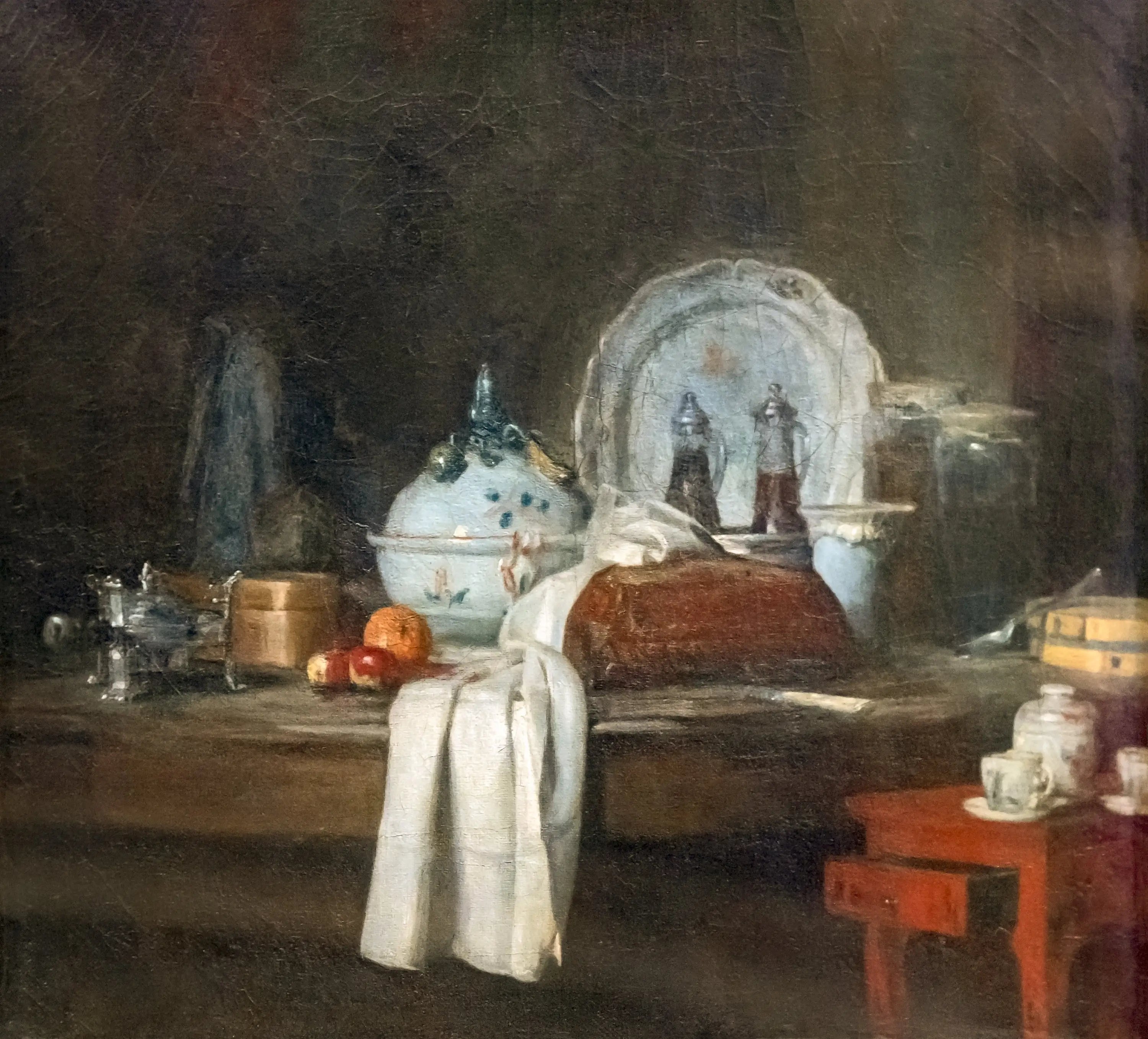 La table d'office - Jean Siméon Chardin image 1 reproduction réalisée par Alpha Reproduction