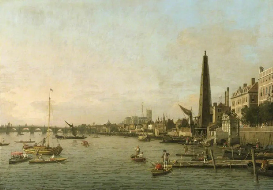 Die Themse in Westminster - Canaletto