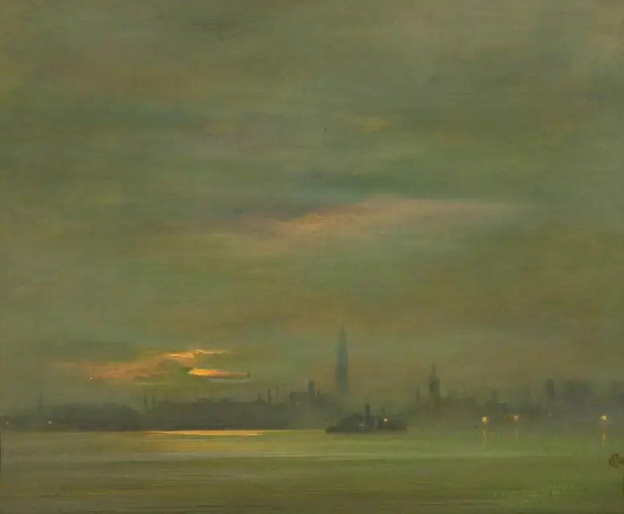 Die Themse, am Abend - James Abbott McNeill Whistler