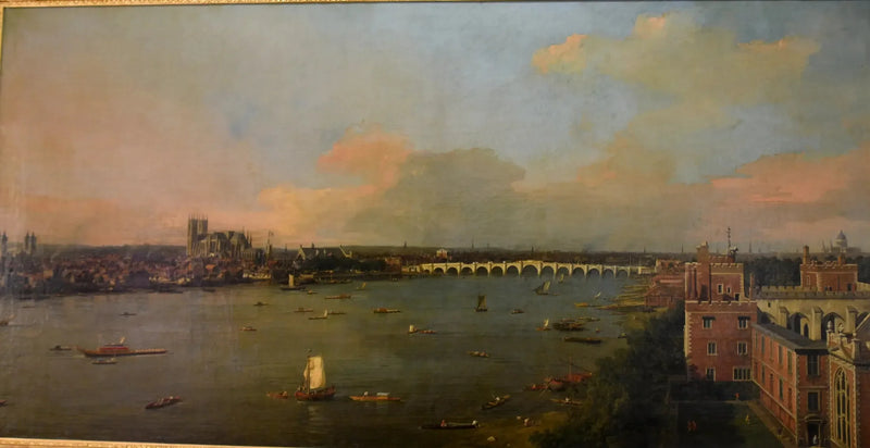 Die Tamise nach Westminster von Lambeth - Canaletto