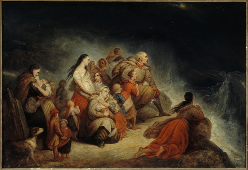 Der Sturm - Ary Scheffer