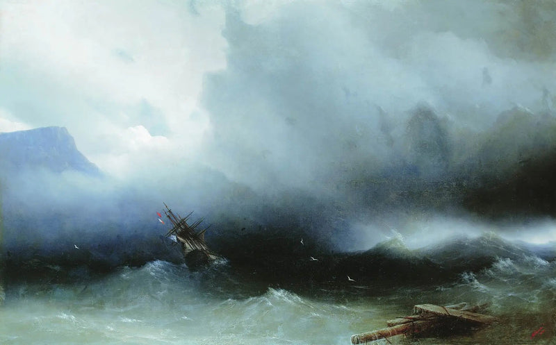 Das Meeressturm - Ivan Aïvazovski