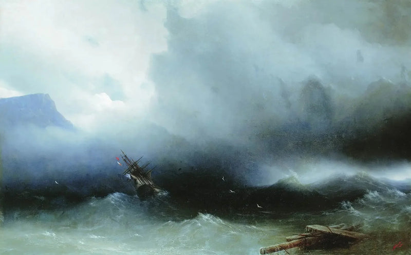 Das Meeressturm - Ivan Aïvazovski