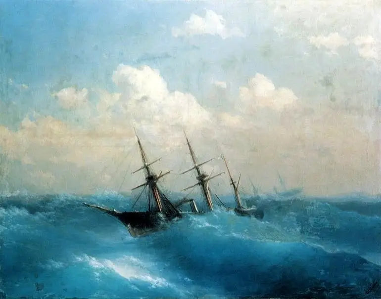 Der Sturm - Ivan Aïvazovski
