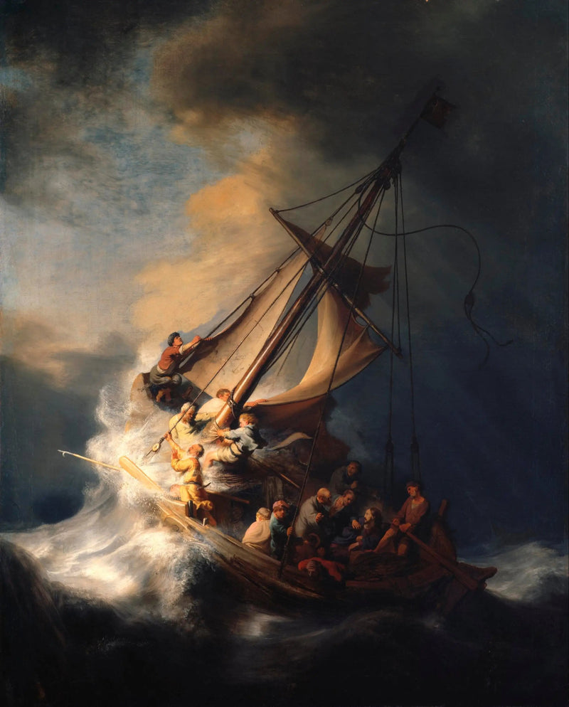 Der Sturm auf dem Galiläischen Meer - Rembrandt