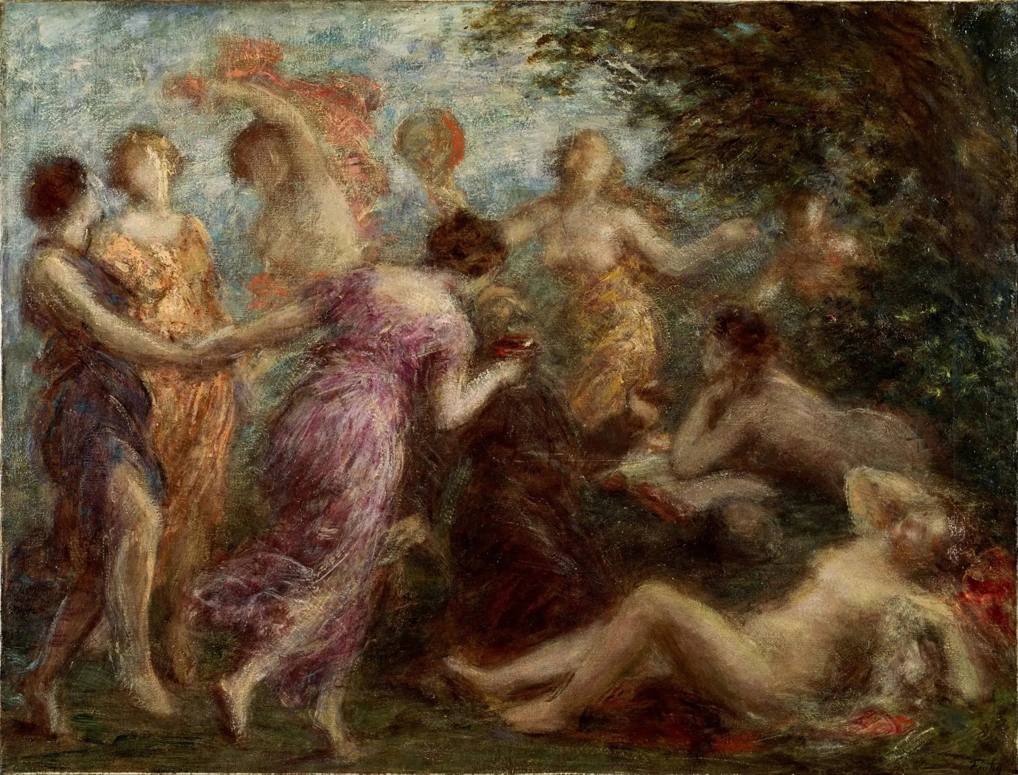La Tentation de saint Antoine - Henri Fantin-Latour image 1 copie de tableau peinte à la main