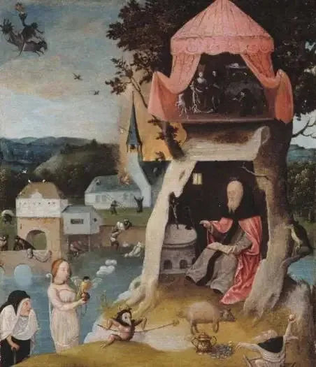 Die Versuchung des heiligen Antonius - Hieronymus Bosch
