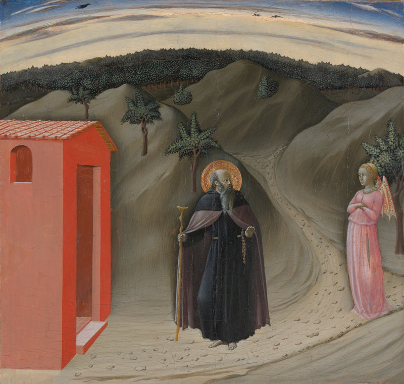 Die Versuchung des heiligen Antonius des Abtes - Meister der Osservanza