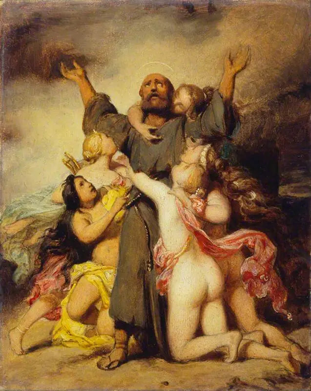 Die Versuchung des heiligen Antonius - Paul Delaroche