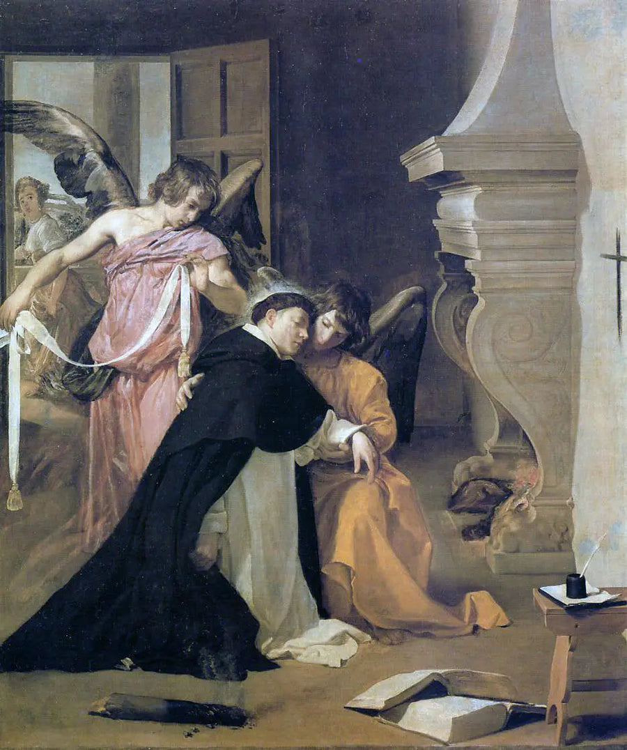 Die Versuchung des heiligen Thomas von Aquin - Diego Velázquez