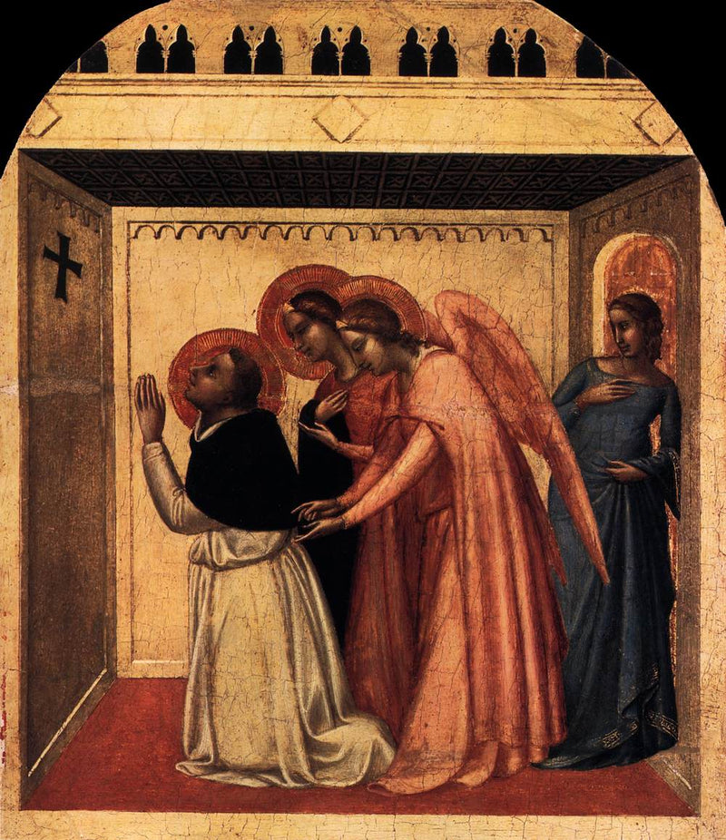 Die Versuchung des Thomas von Aquin - Bernardo Daddi
