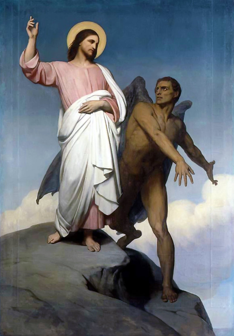 Die Versuchung Christi - Ary Scheffer