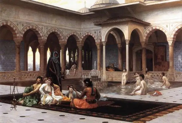 Die Terrasse des Serails - Jean-Léon Gérôme