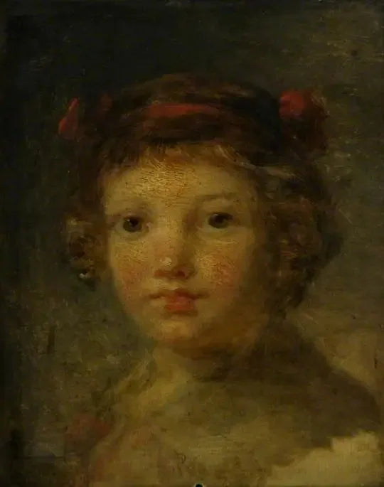 Der Kopf eines Kindes - Jean-Honoré Fragonard