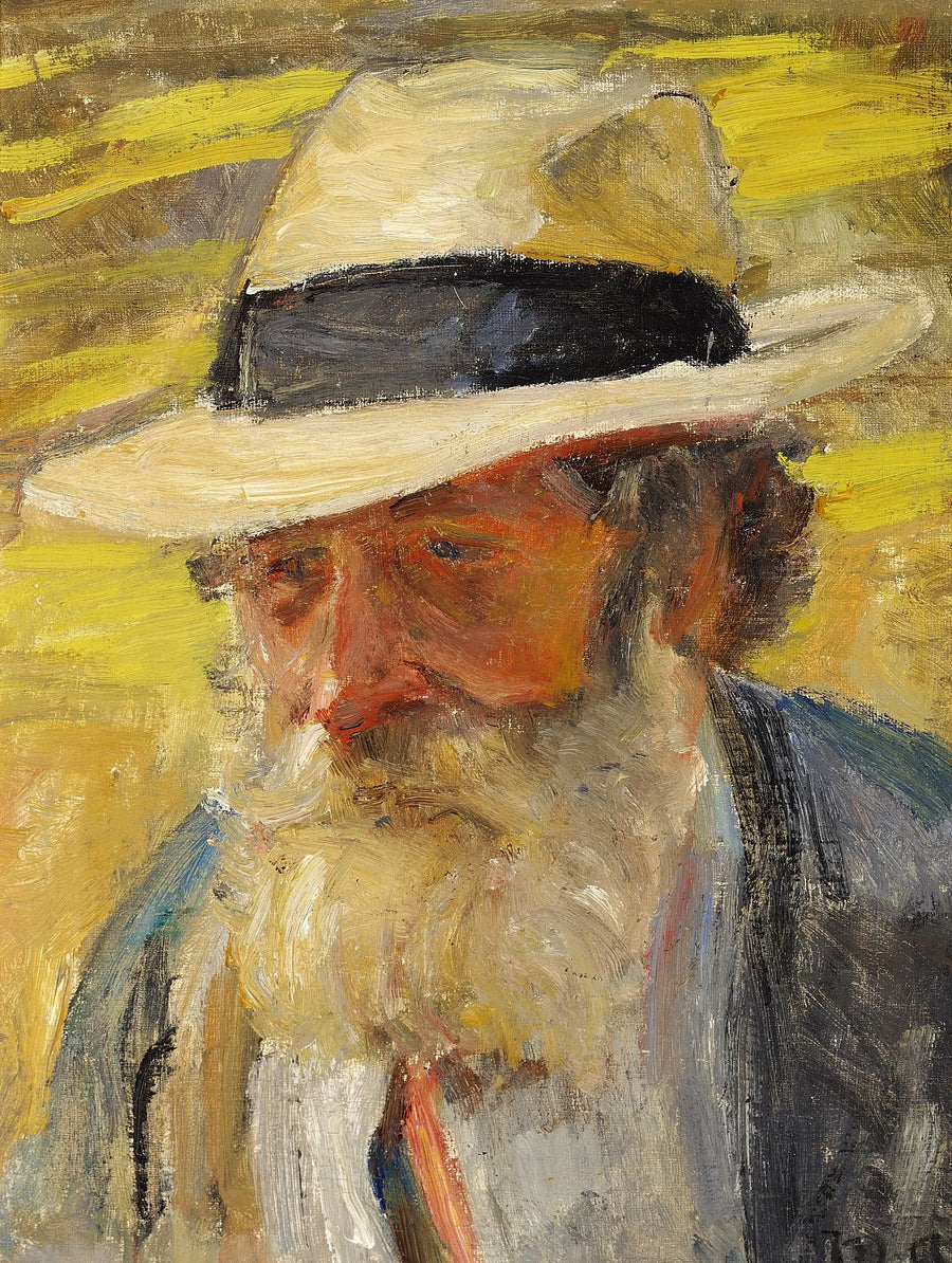 Der Kopf eines alten Mannes - Michael Peter Ancher