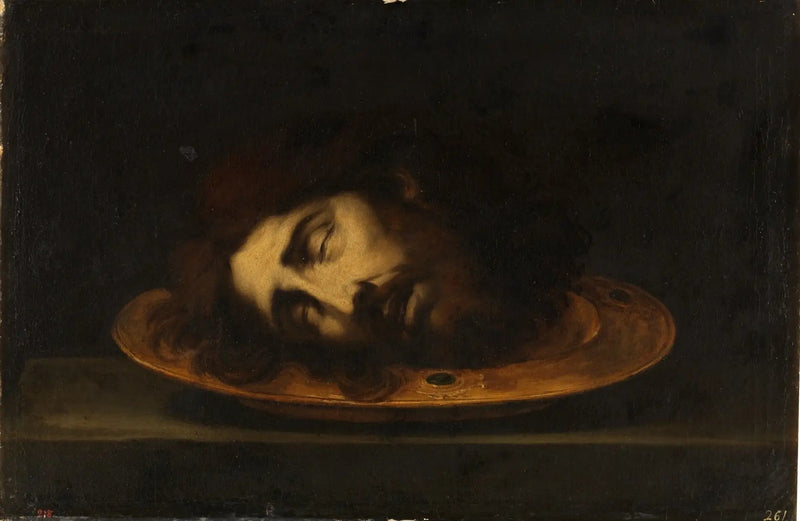 Der Kopf des heiligen Johannes der Täufer - Bartolomé Esteban Murillo