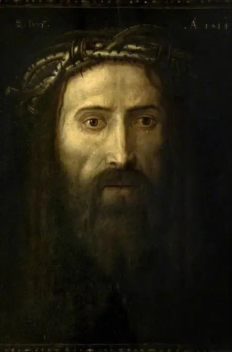 Der Kopf Christi mit Dornenkrone - Albrecht Dürer
