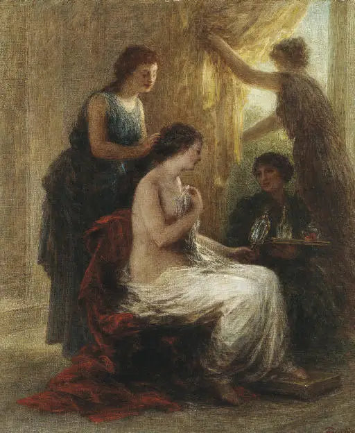 Die antike Toilette - Henri Fantin-Latour