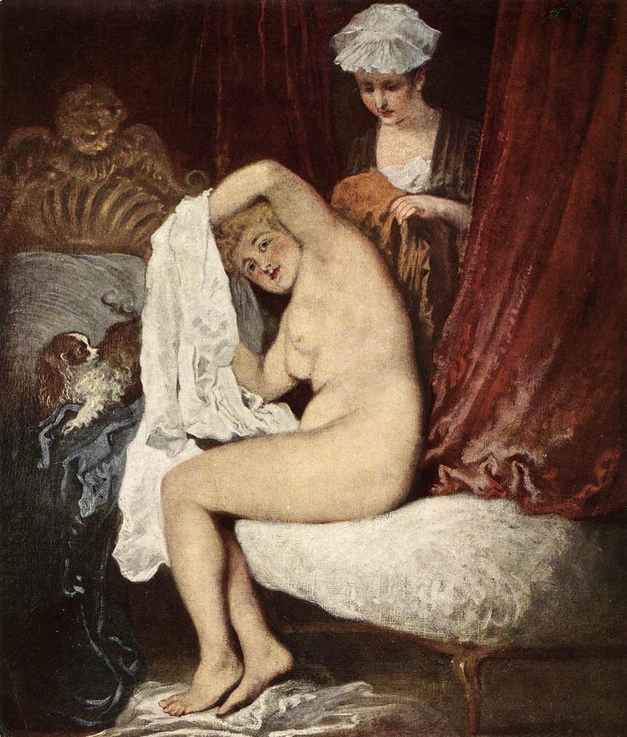 Die Toilette - Antoine Watteau