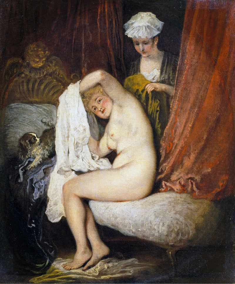 Das Badezimmer - Antoine Watteau