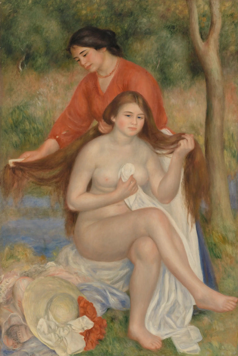 Die Toilette der Badenden - Pierre-Auguste Renoir