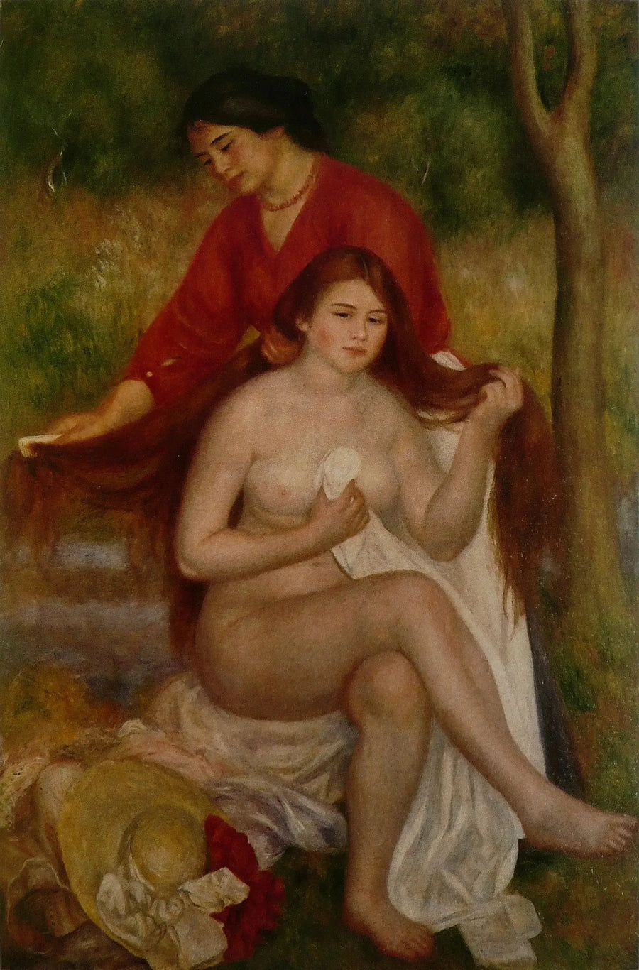 Die Toilette der Badenden - Pierre-Auguste Renoir