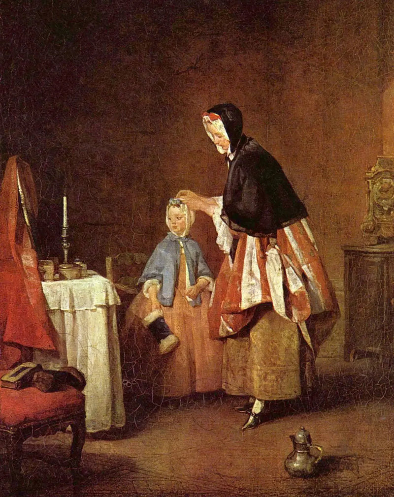 Das Morgenbad - Jean Siméon Chardin