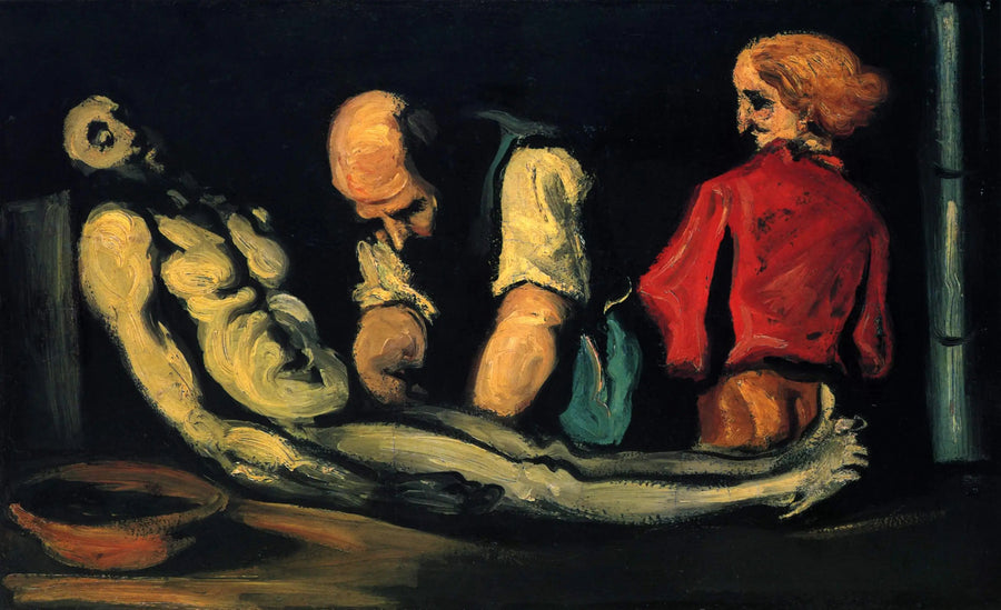 Das Begräbnisbad - Paul Cézanne