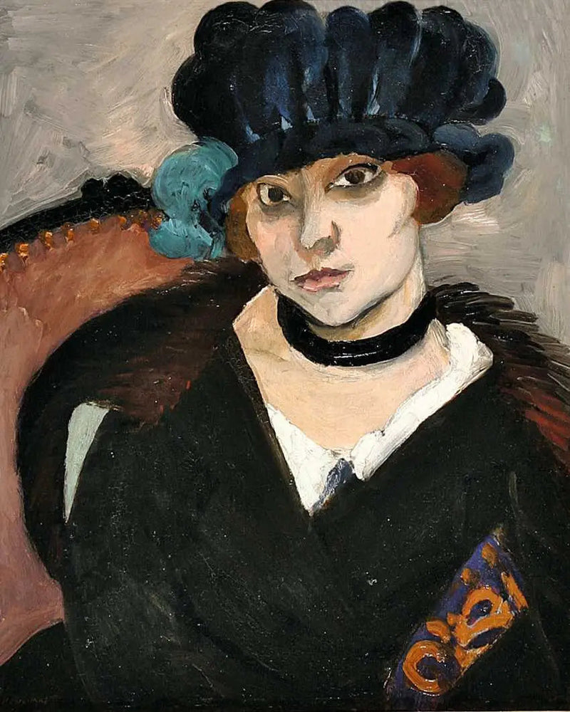 Die schwarze Samtmütze - Henri Matisse