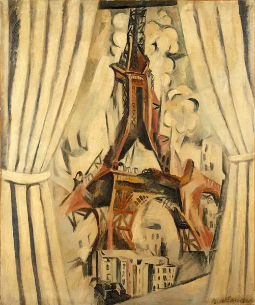 Der Turm mit Vorhängen - Robert Delaunay
