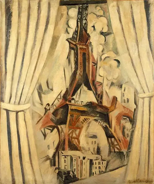 Der Turm mit Vorhängen - Robert Delaunay