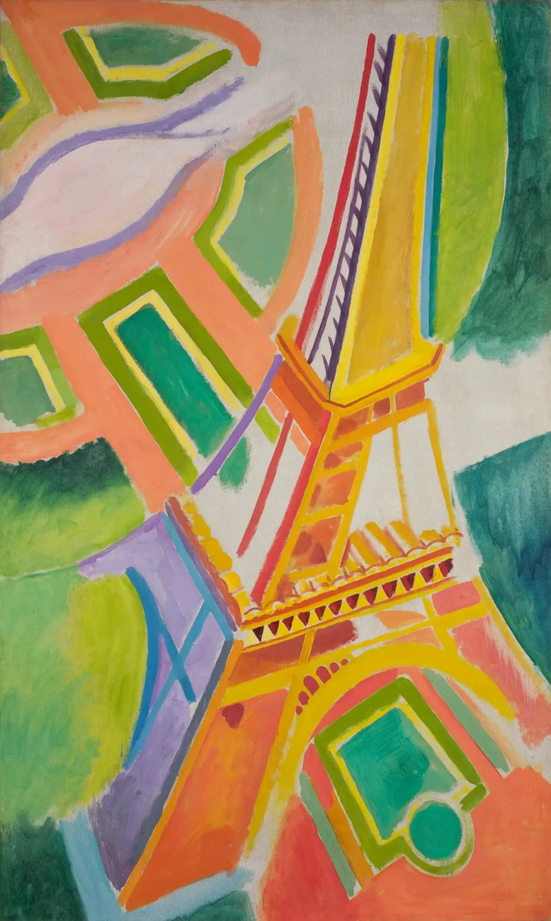Der Eiffelturm - Robert Delaunay
