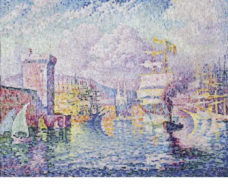 Der rosa Turm. Marseille - Paul Signac