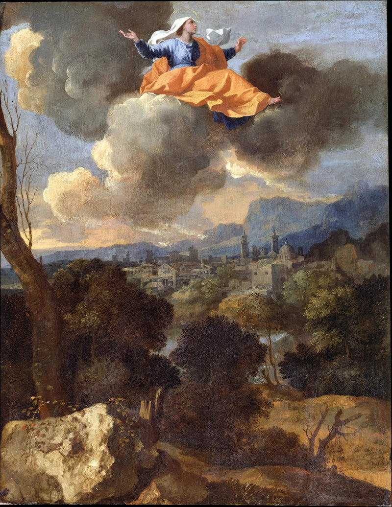 Das wundersame Wunder der Heiligen Rita von Cascia - Nicolas Poussin