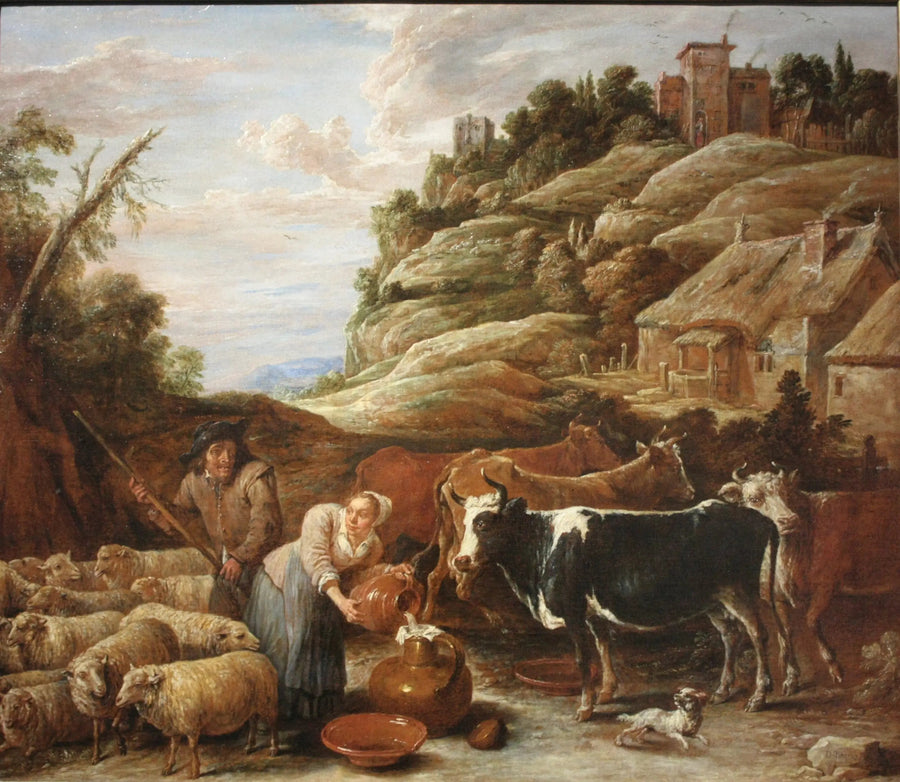 Die Sklaverei der Herde - David Teniers der Jüngere