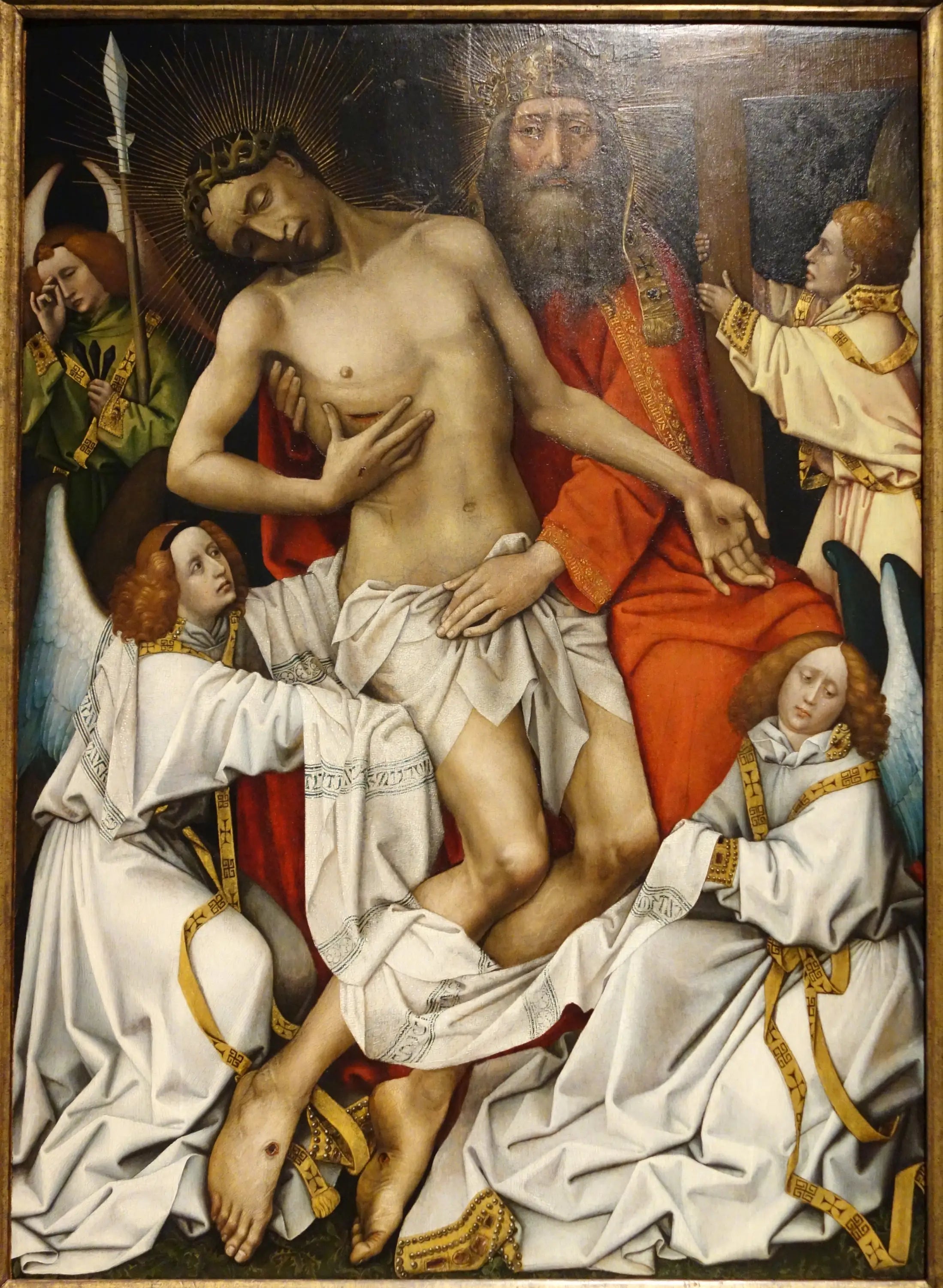 La Très Sainte Trinité - Rogier van der Weyden image 1 reproduction artisanale de tableau