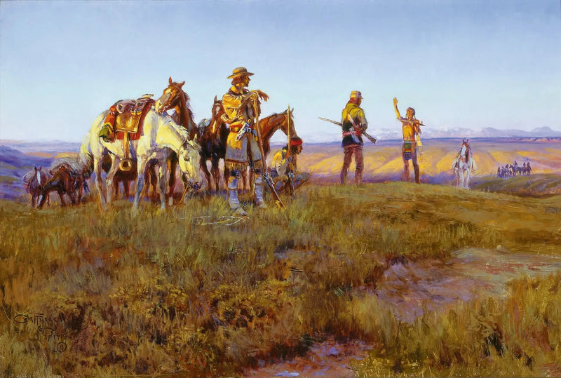 La Trêve de Wildman – Der Friedenscalumet - Charles Marion Russell