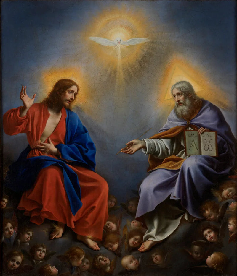 Die Dreifaltigkeit in der Herrlichkeit - Carlo Dolci
